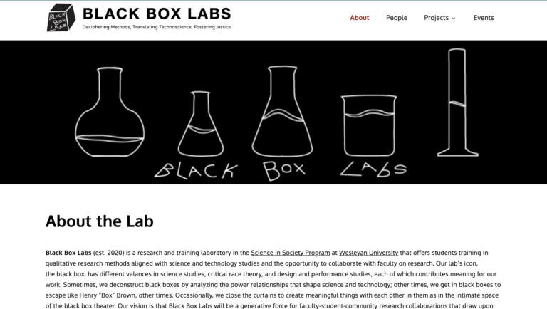 Black Box Lab Website